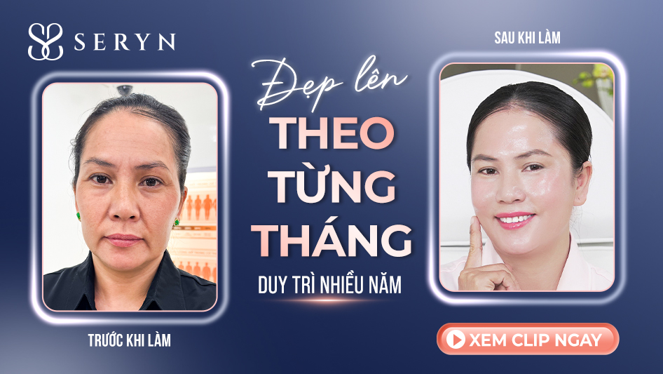 Hình ảnh trẻ hóa da mặt bằng SERA CORE 