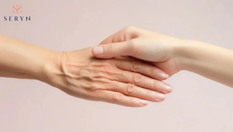 Ngón tay nhiều nếp nhăn có thể do tác động môi trường và hóa chất 