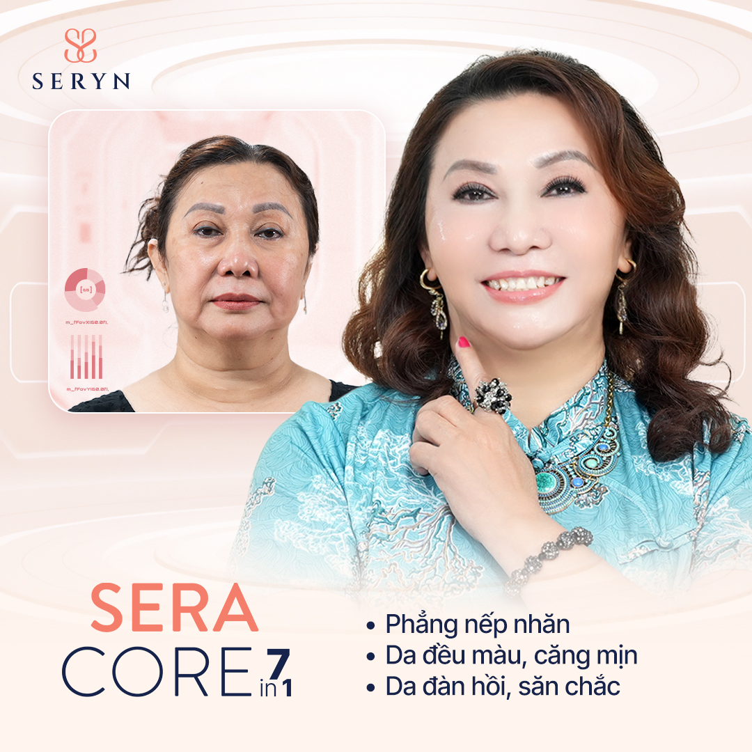 Sera Core giúp tái cấu trúc và nâng cơ gương mặt Sera Core giúp tái cấu trúc và nâng cơ gương mặt