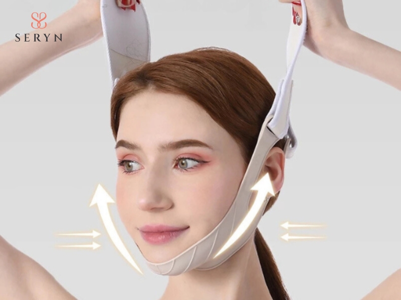 Đeo đai định hình và nghỉ ngơi đúng cách giúp giảm sưng và giữ form khuôn mặt