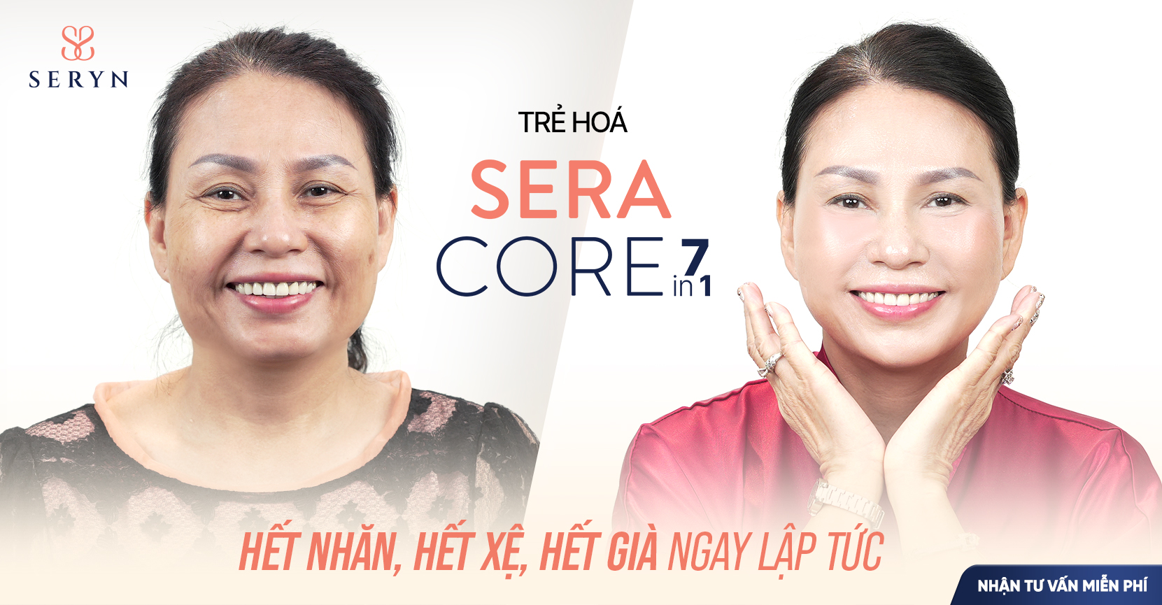 Công nghệ Sera Core nâng cơ và trẻ hóa da đa tầng Công nghệ Sera Core nâng cơ và trẻ hóa da đa tầng