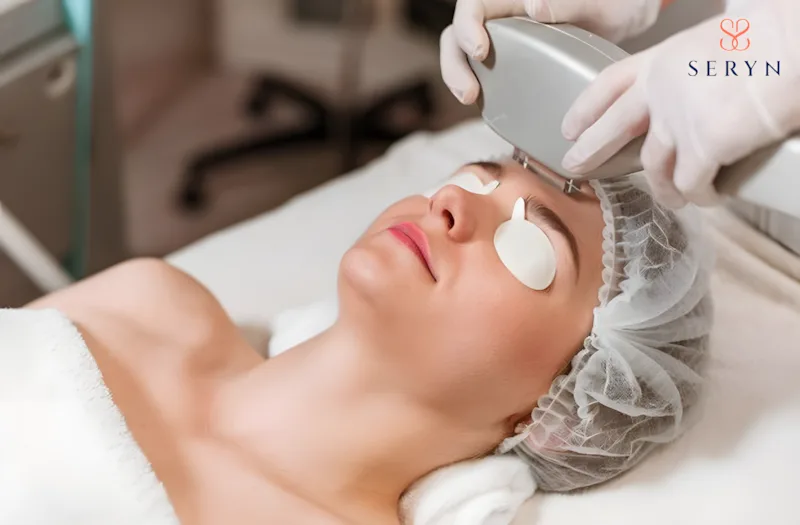 Xóa nhăn trán bằng các công nghệ sử dụng sóng năng lượng siêu âm hoặc tần số vô tuyến hạn chế tối đa tình trạng xâm lấn