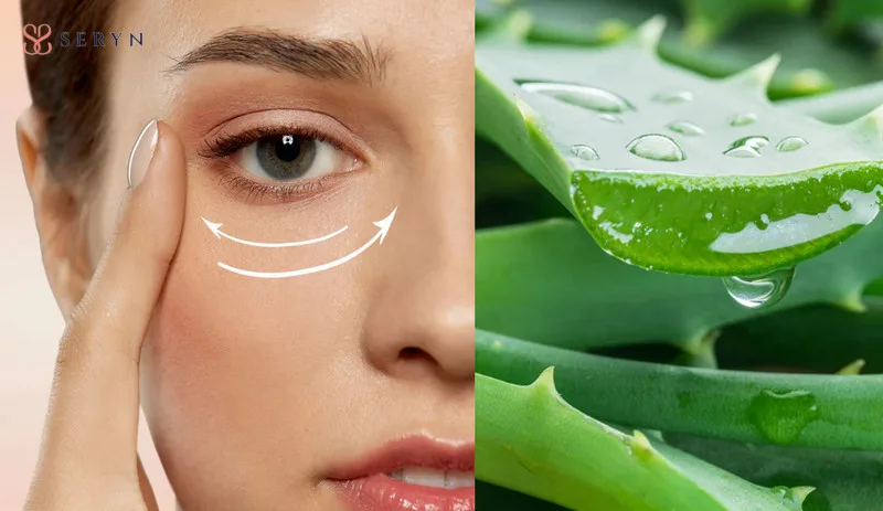 Cách trị nếp nhăn ở mắt tại nhà với gel nha đam