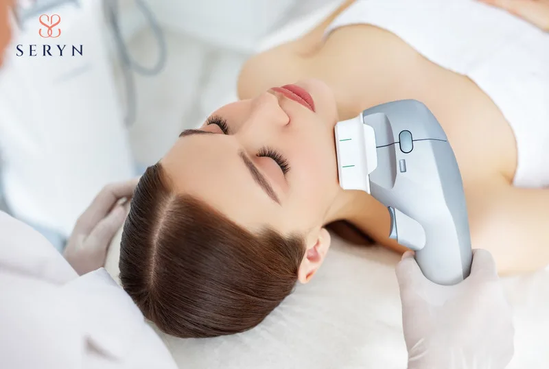 Xóa nhăn sử dụng nhiệt lượng tần số cao như Hifu/Thermage FLX giúp tái collagen hiệu quả