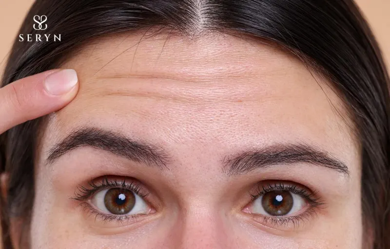 Nếp nhăn trán là kết quả trực tiếp của hoạt động cơ trán do lão hóa và tác động bên ngoài