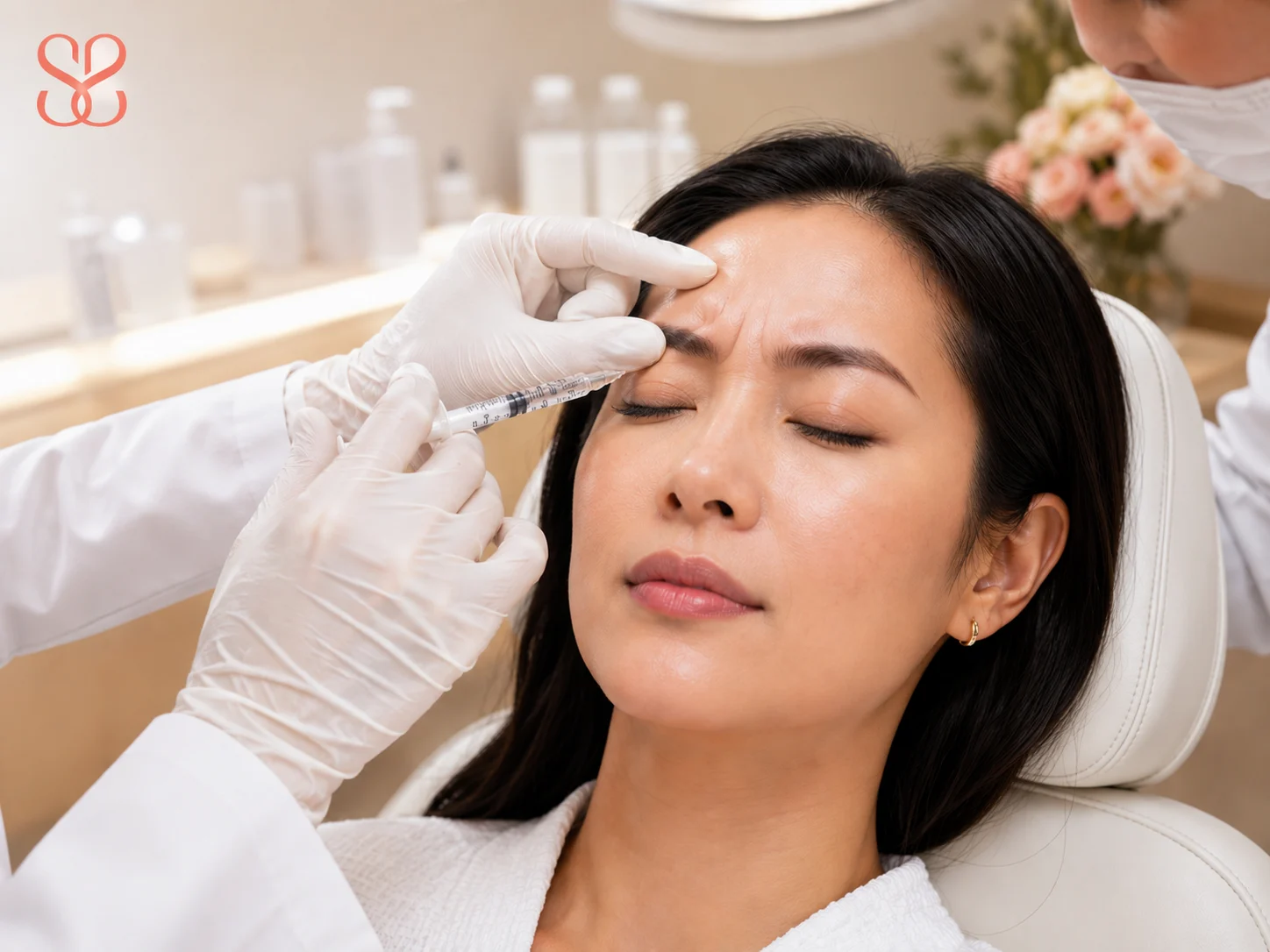 5 cách xoá nếp nhăn cau mày 3