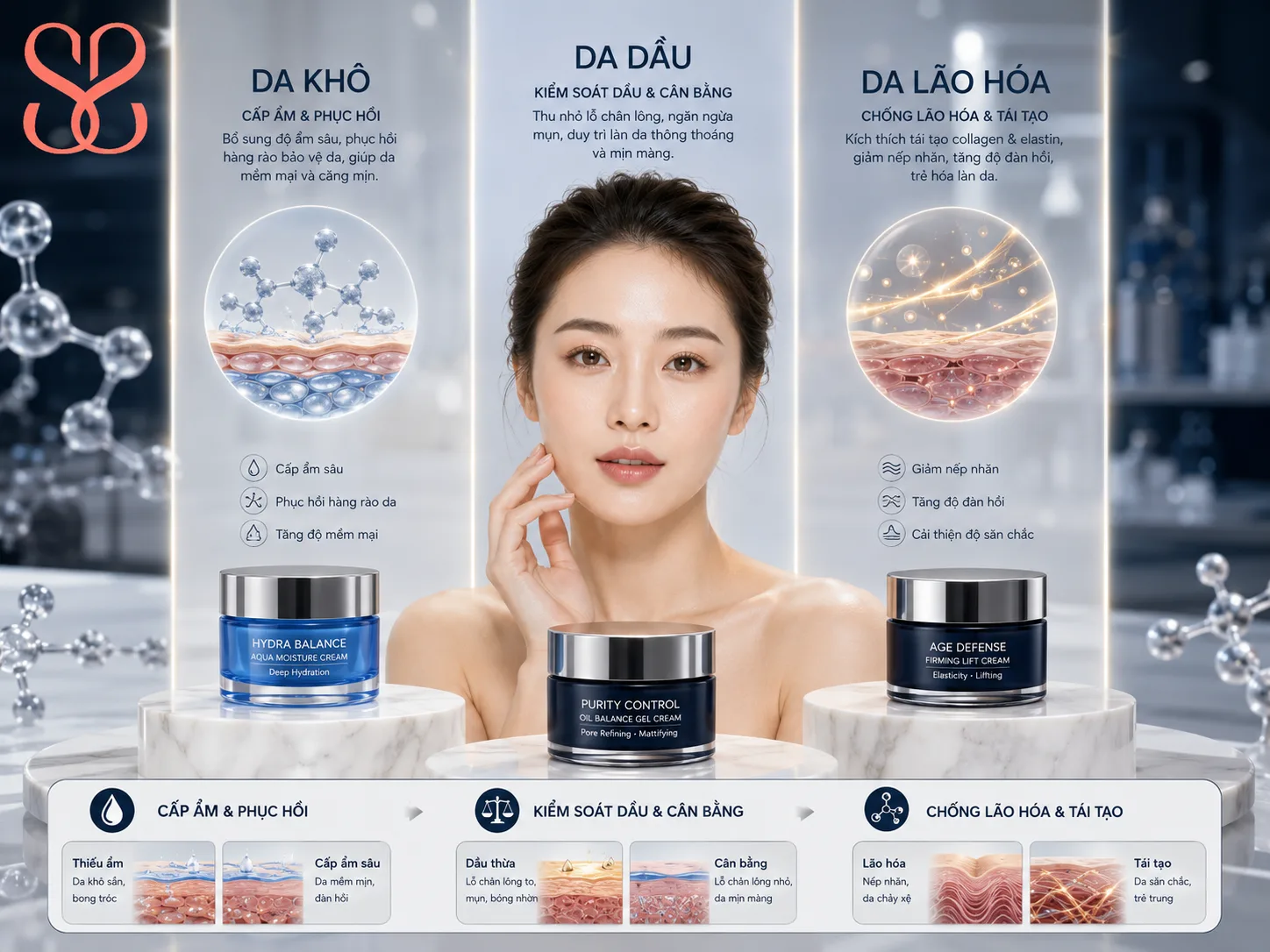 Kem dưỡng Kiehl's nào tốt nhất cho da lão hoá?