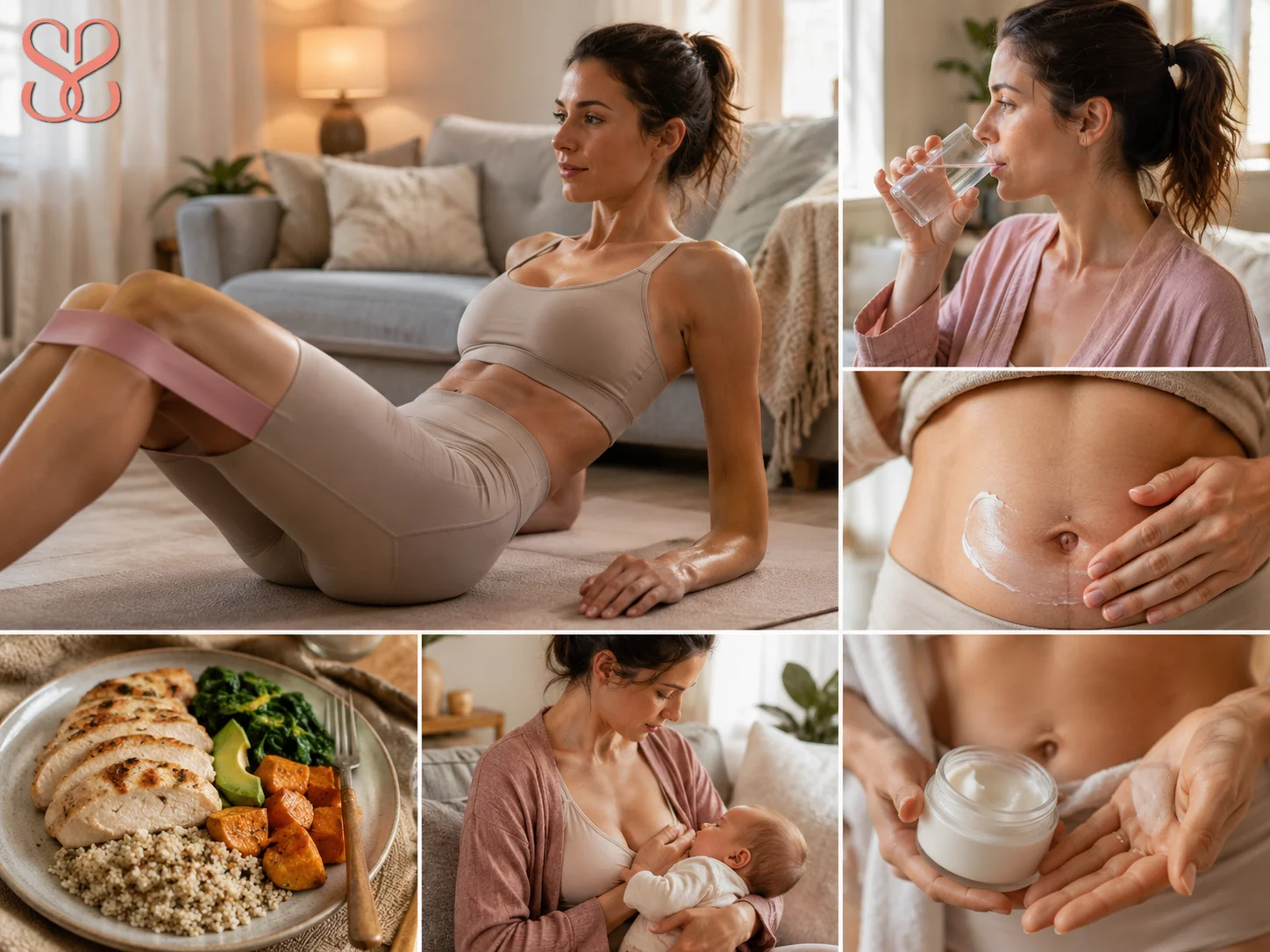 Nếp Nhăn Ở Bụng Sau Sinh: Cách Giảm Da Chùng Hiệu Quả  1 