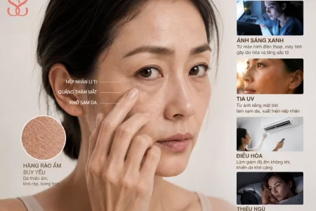 Vùng Da Mắt Bị Khô Nhăn Cách Chăm Sóc, Giảm Thâm Hiệu Quả