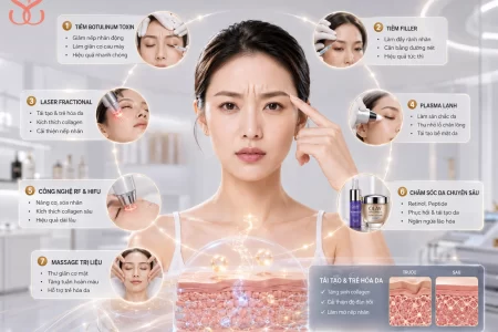 7 cách xóa nếp nhăn cau mày không xâm lấn được quan tâm hiện nay