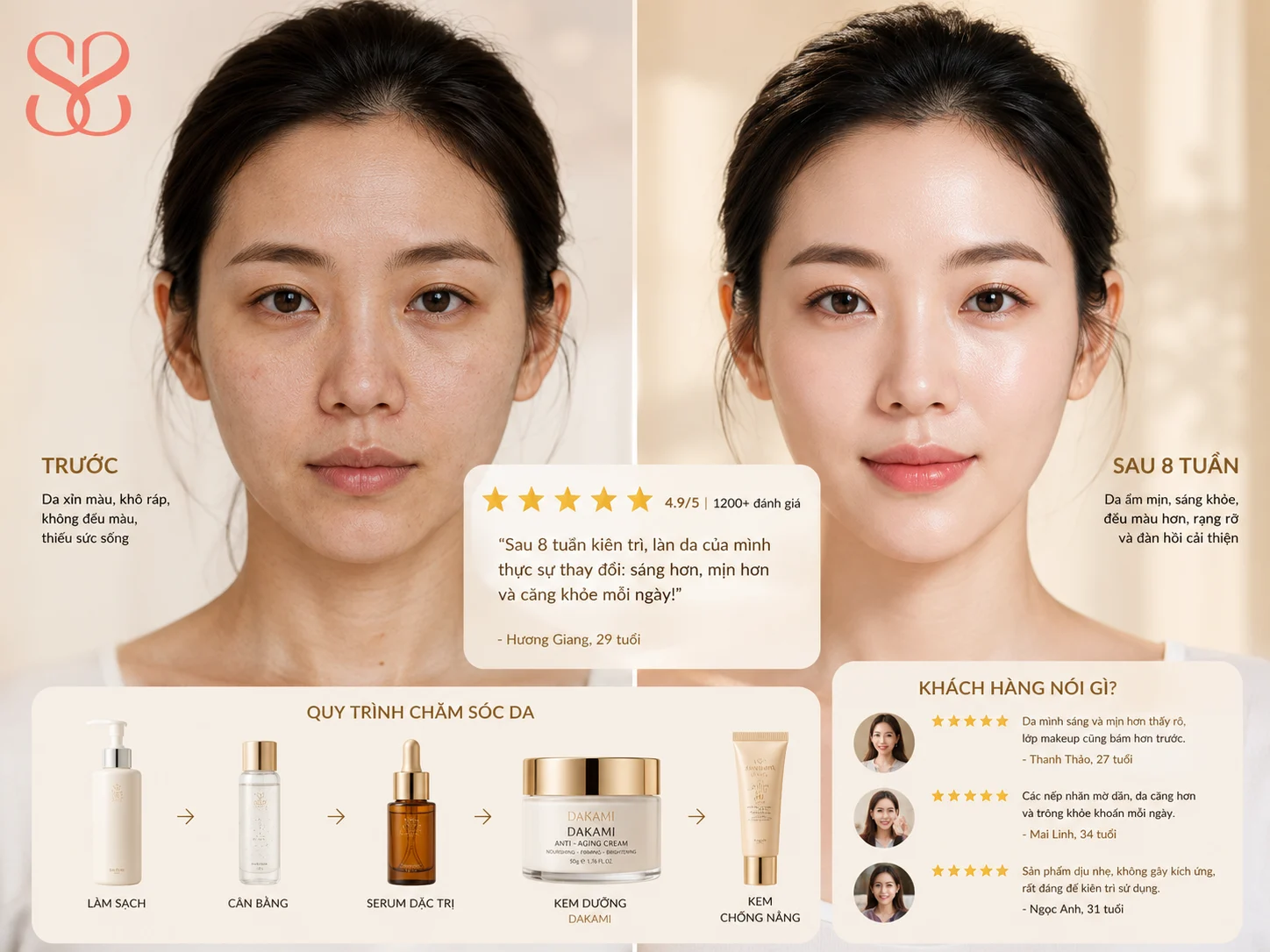 Review kem Dakami thực tế từ góc nhìn người dùng