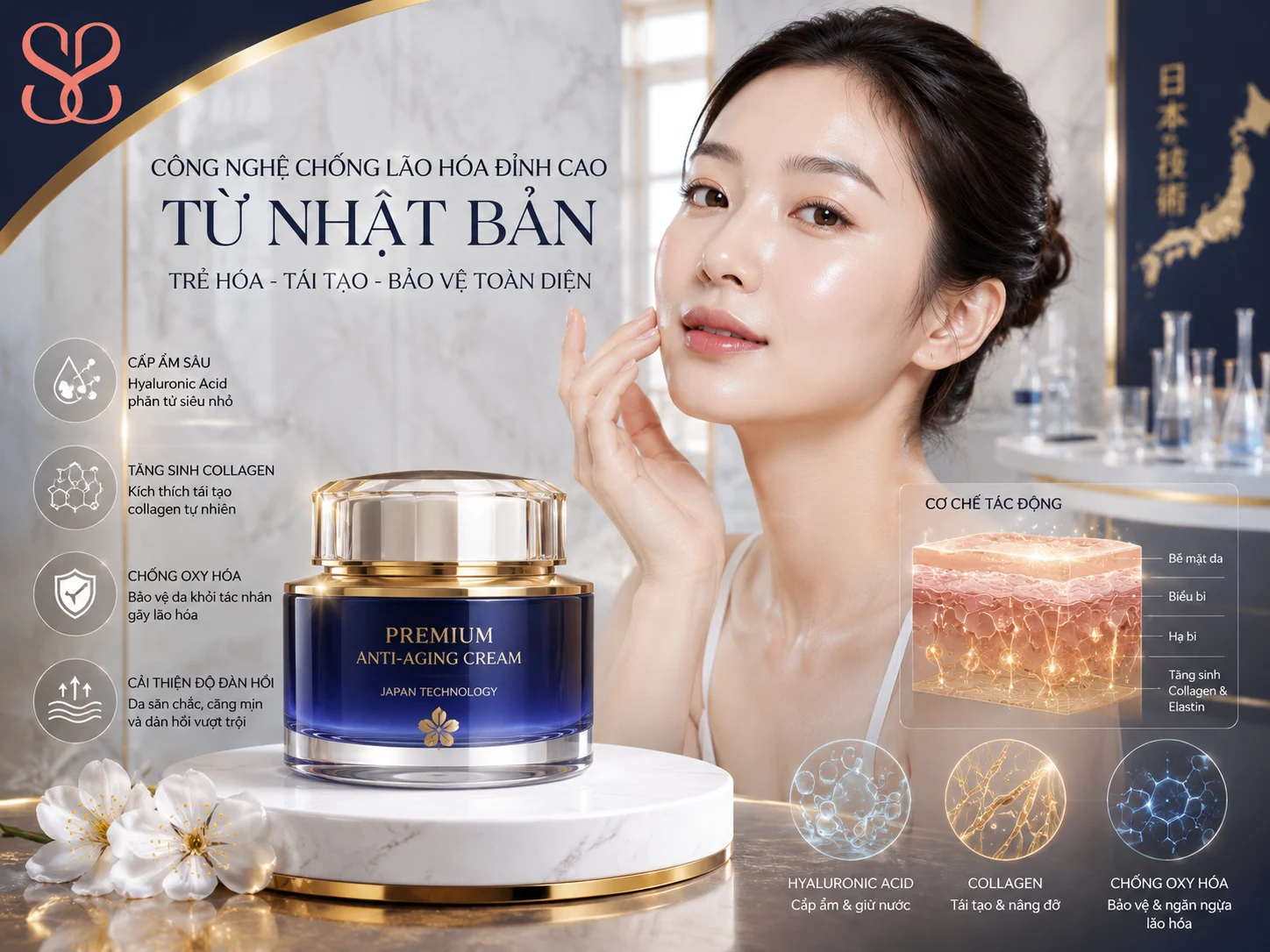 Kem chống lão hóa Shiseido có tác dụng gì?