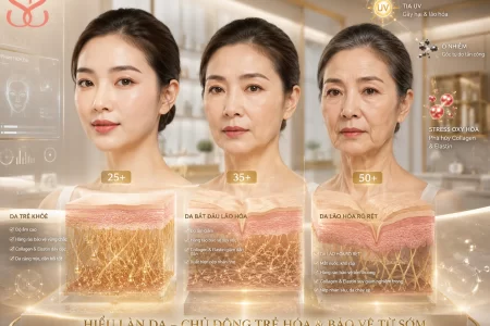 Vì sao làn da bắt đầu lão hóa từ 25 tuổi và cần chăm sóc sớm