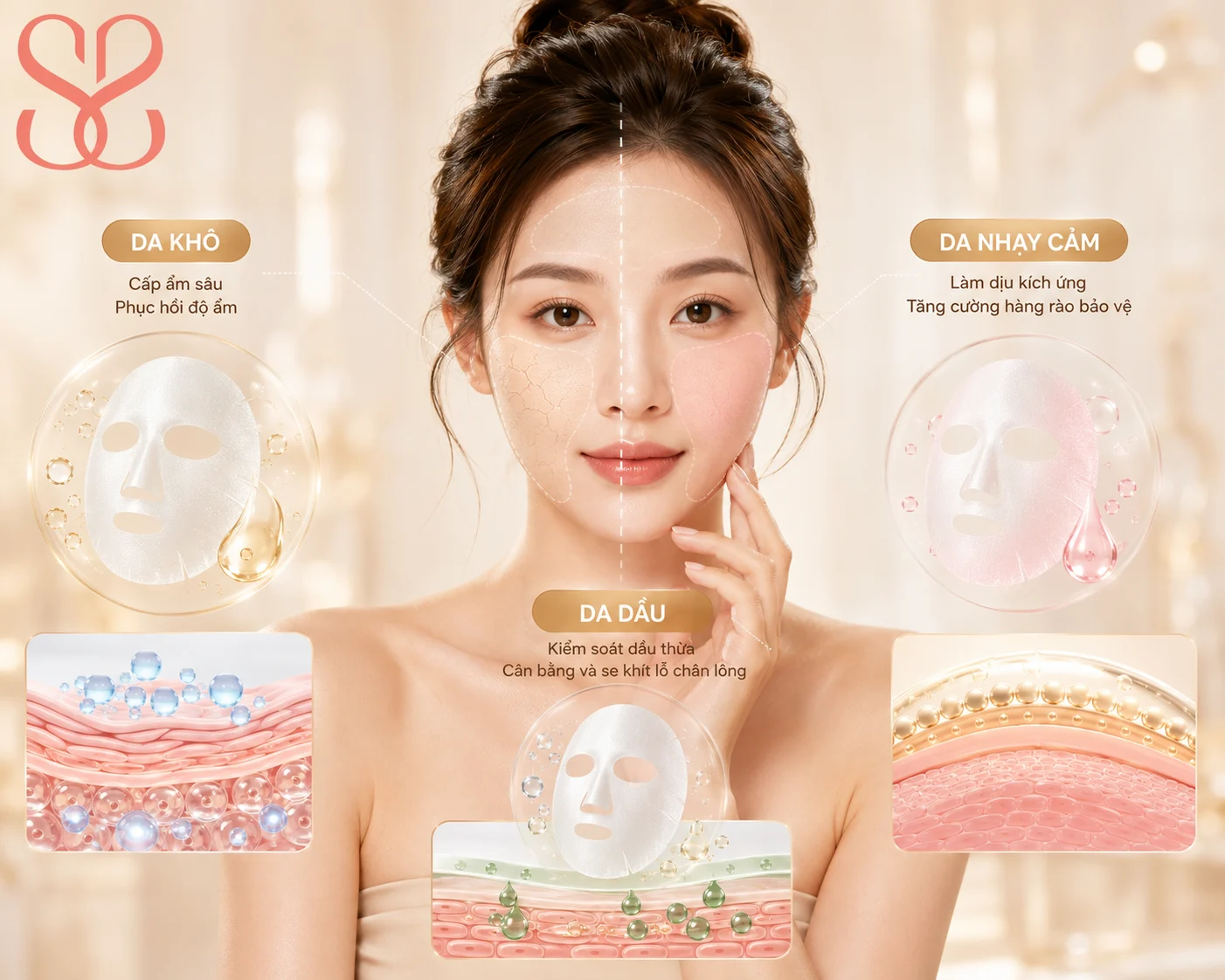 Nên chọn mặt nạ chống lão hoá nào tốt cho từng loại da?
