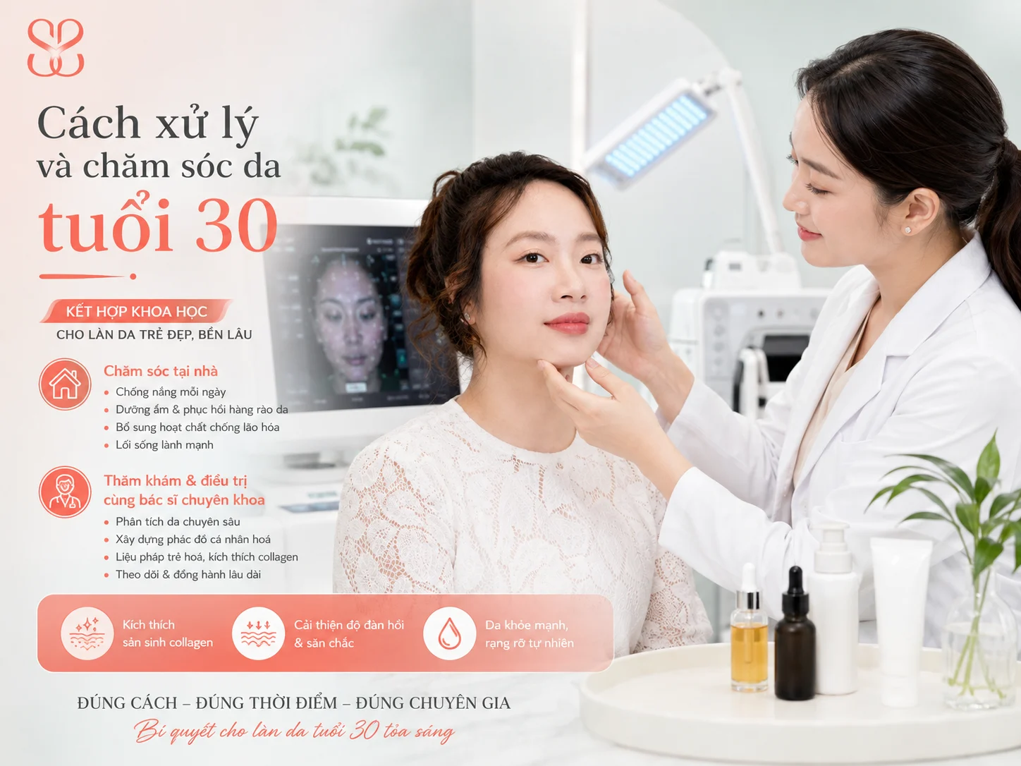 Cách xử lý và chăm sóc da tuổi 30 hiệu quả Cách xử lý và chăm sóc da tuổi 30