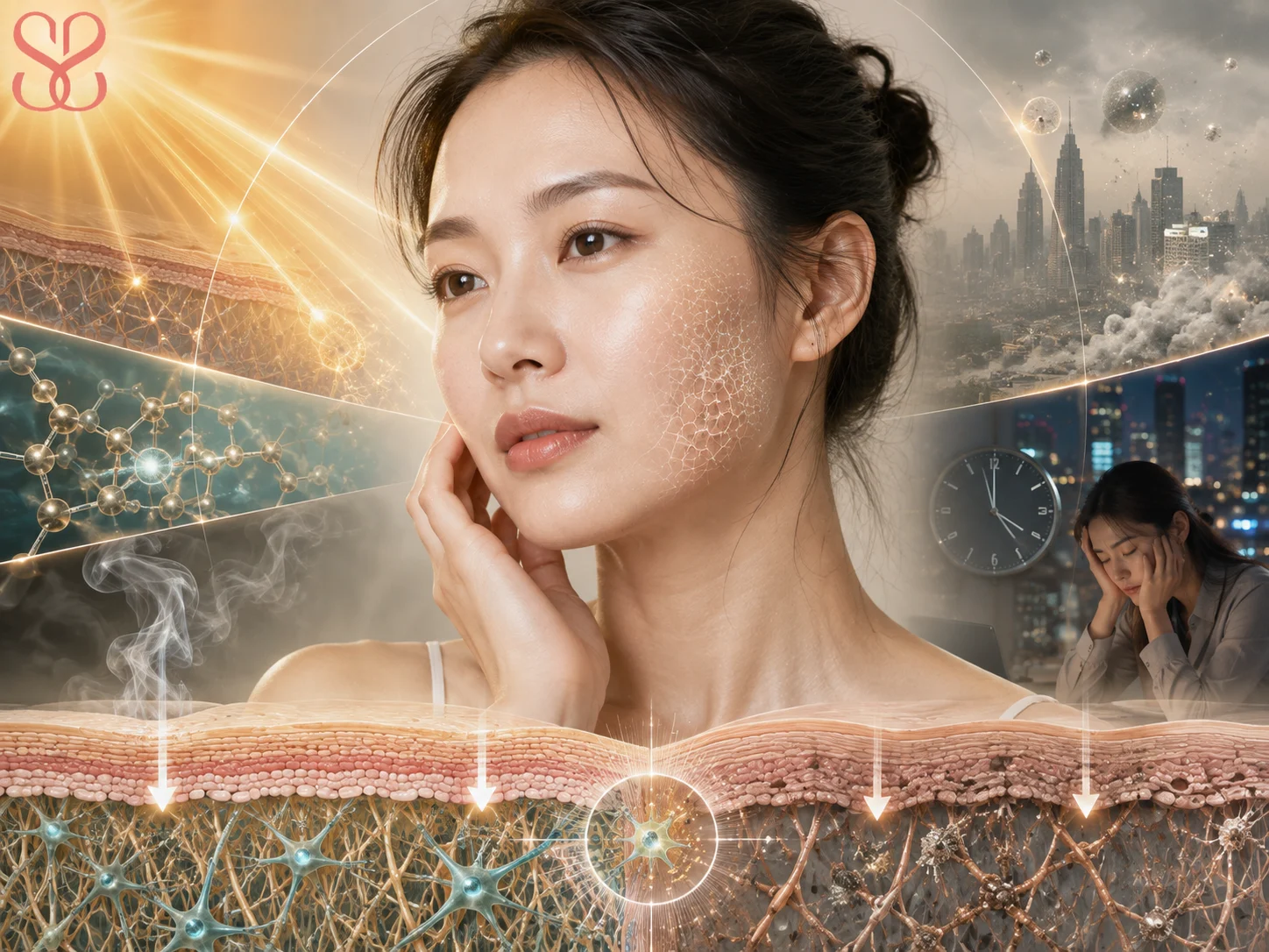 Những yếu tố đẩy nhanh quá trình mất collagen và elastin Những yếu tố đẩy nhanh quá trình mất collagen và elastin