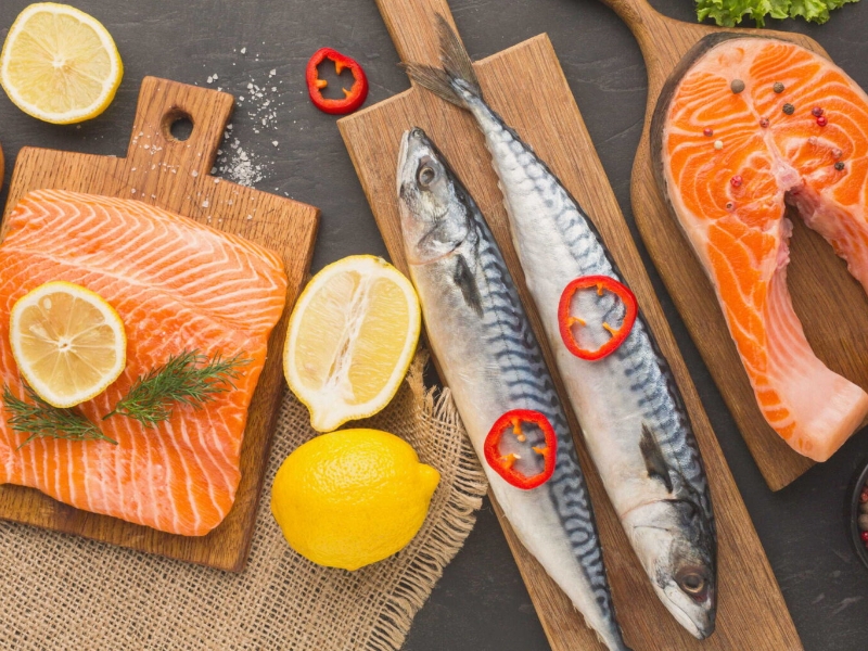 Cá béo cung cấp omega-3 nên có trong thực đơn chống lão hóa da mỗi ngày Cá béo cung cấp omega-3 nên có trong thực đơn chống lão hóa da mỗi ngày