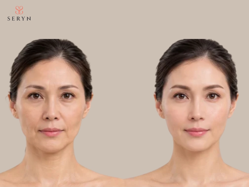 Da chảy xệ và đường viền hàm kém rõ có thể là dấu hiệu cần đánh giá nâng cơ Da chảy xệ và đường viền hàm kém rõ có thể là dấu hiệu cần đánh giá nâng cơ
