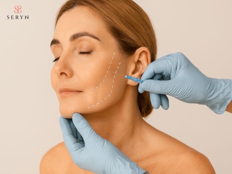 Chỉ collagen giúp nâng đỡ mô mềm và kích thích sản sinh collagen kéo dài khoảng 12 đến 18 tháng Chỉ collagen giúp nâng đỡ mô mềm và kích thích sản sinh collagen kéo dài khoảng 12 đến 18 tháng